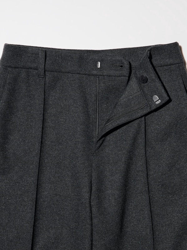 BRUSHED JERSEY WIDE PANTS