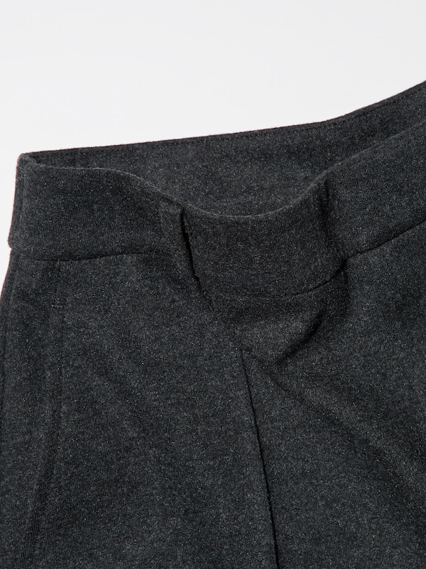 BRUSHED JERSEY WIDE PANTS