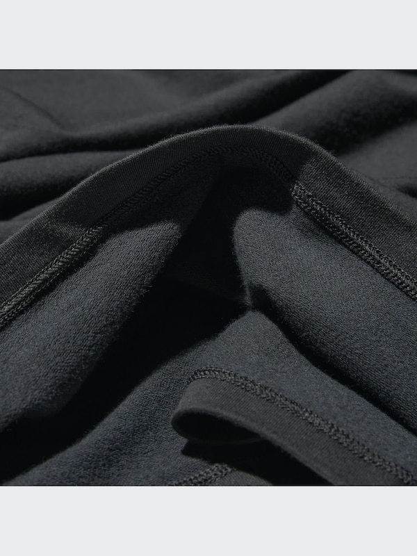 HEATTECH EXTRA WARM COTTON MOCK NECK T-SHIRT