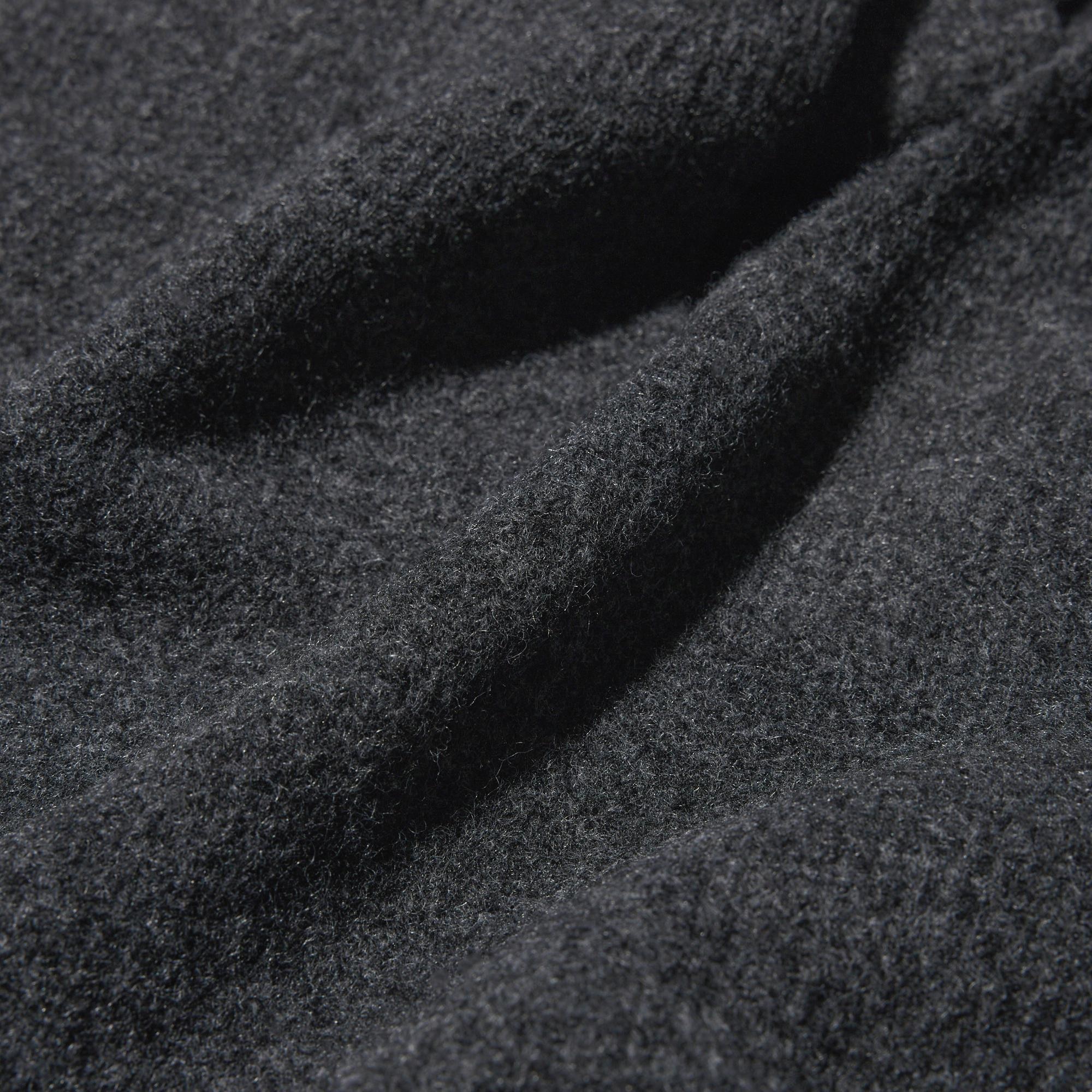 Soft, smooth, and non-itchy. Soft ribbed knit.