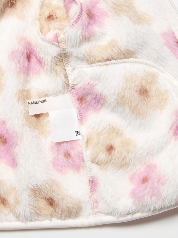 FLUFFY YARN FLEECE FULL-ZIP JACKET