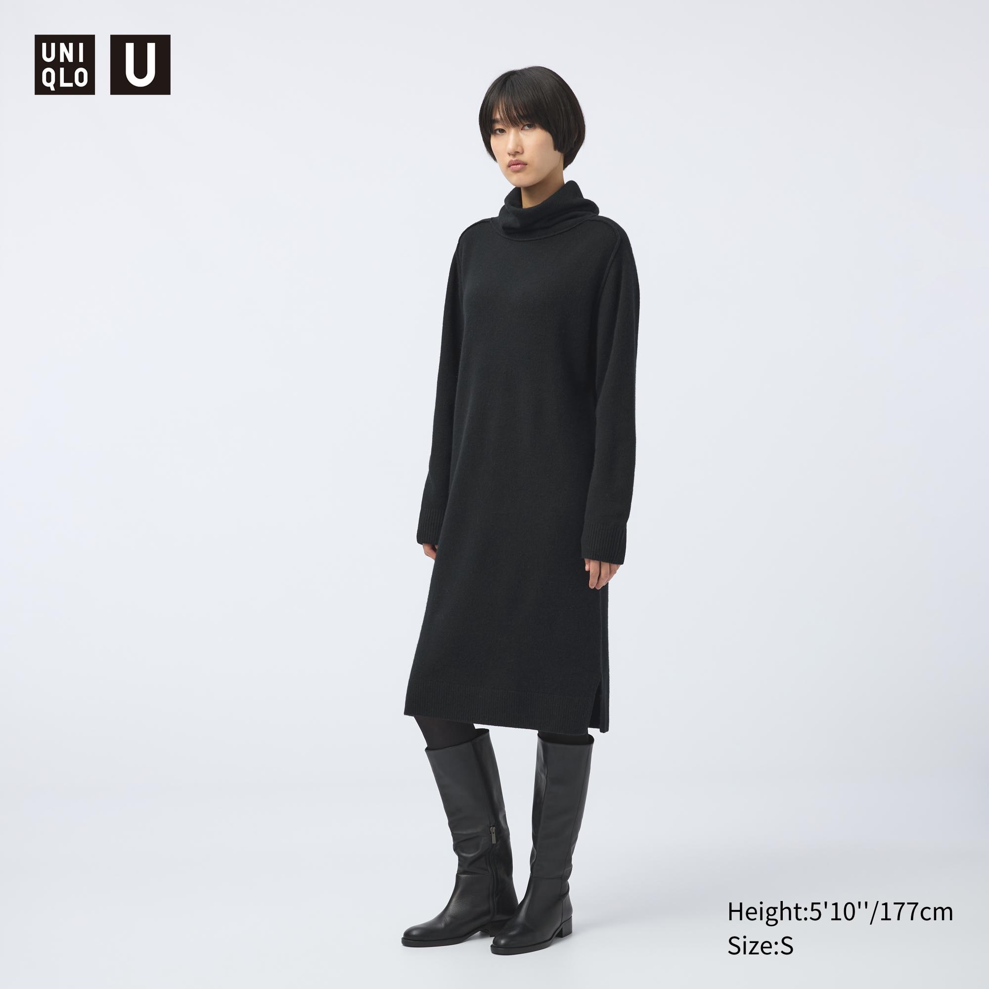 LAMBSWOOL TURTLENECK DRESS