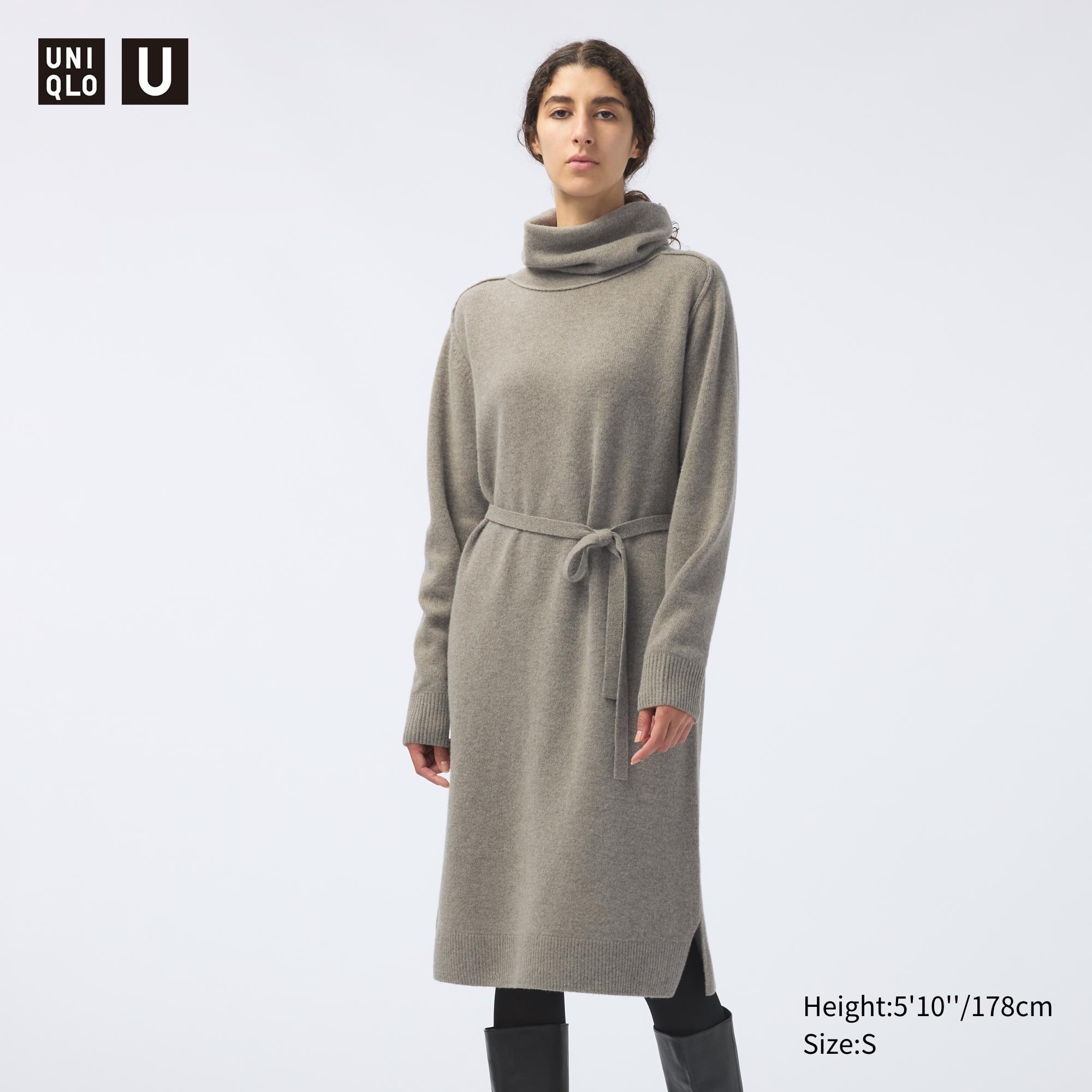 LAMBSWOOL TURTLENECK DRESS