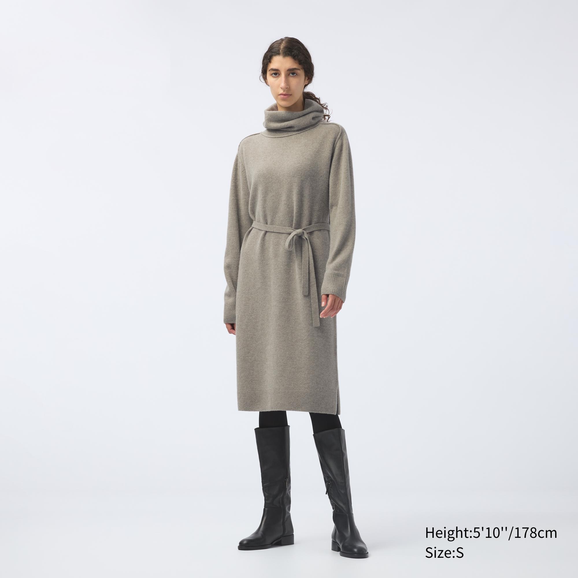 LAMBSWOOL TURTLENECK DRESS