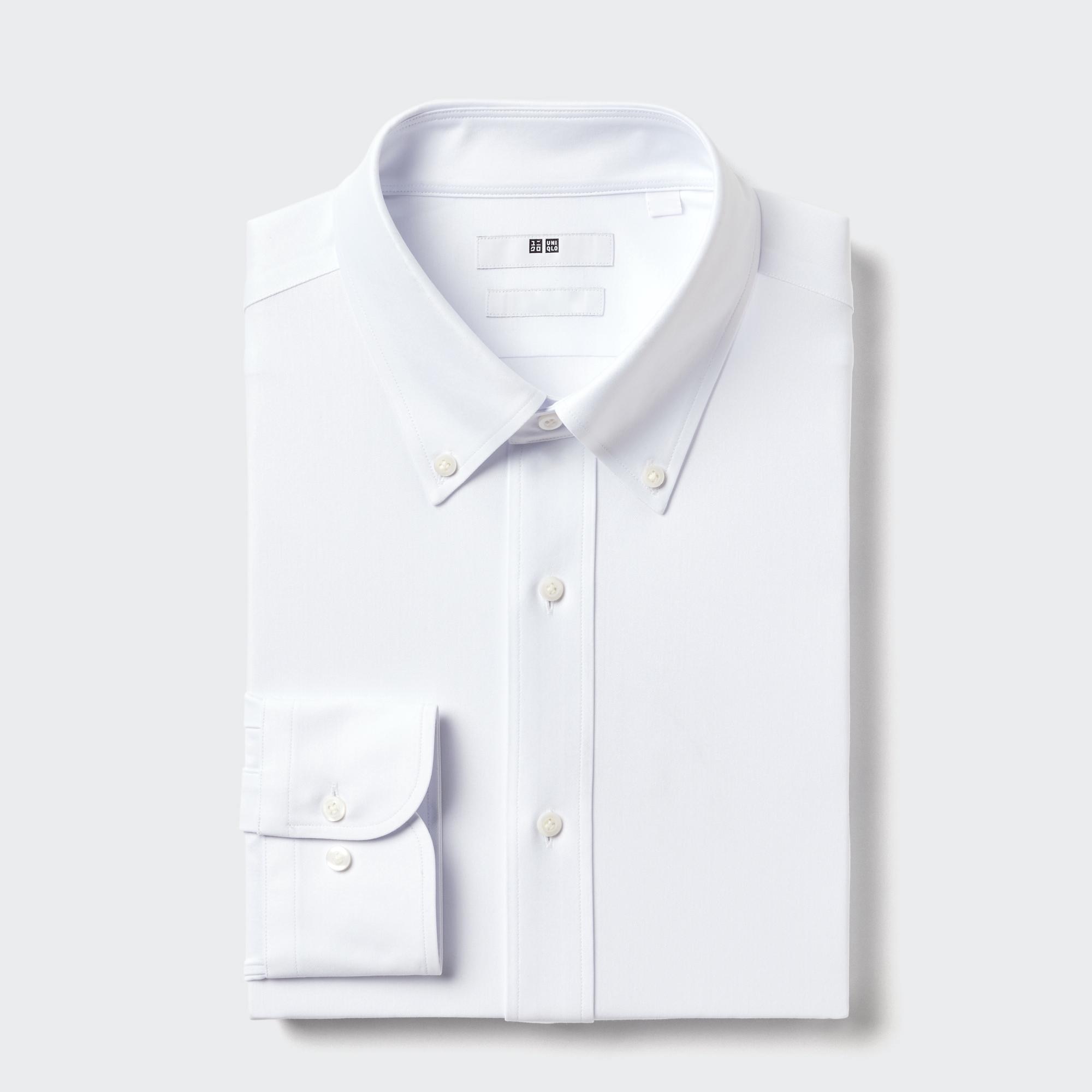 SUPER NON IRON JERSEY SLIM FIT SHIRT | BUTTON DOWN COLLAR