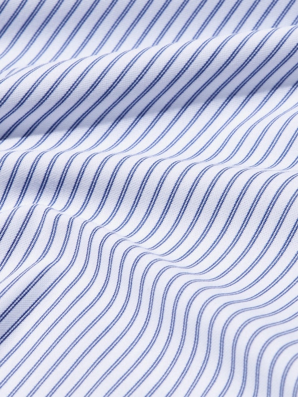 CHEMISE CINTRÉE SUPER-INFROISSABLE EN JERSEY | COL BOUTONNÉ
