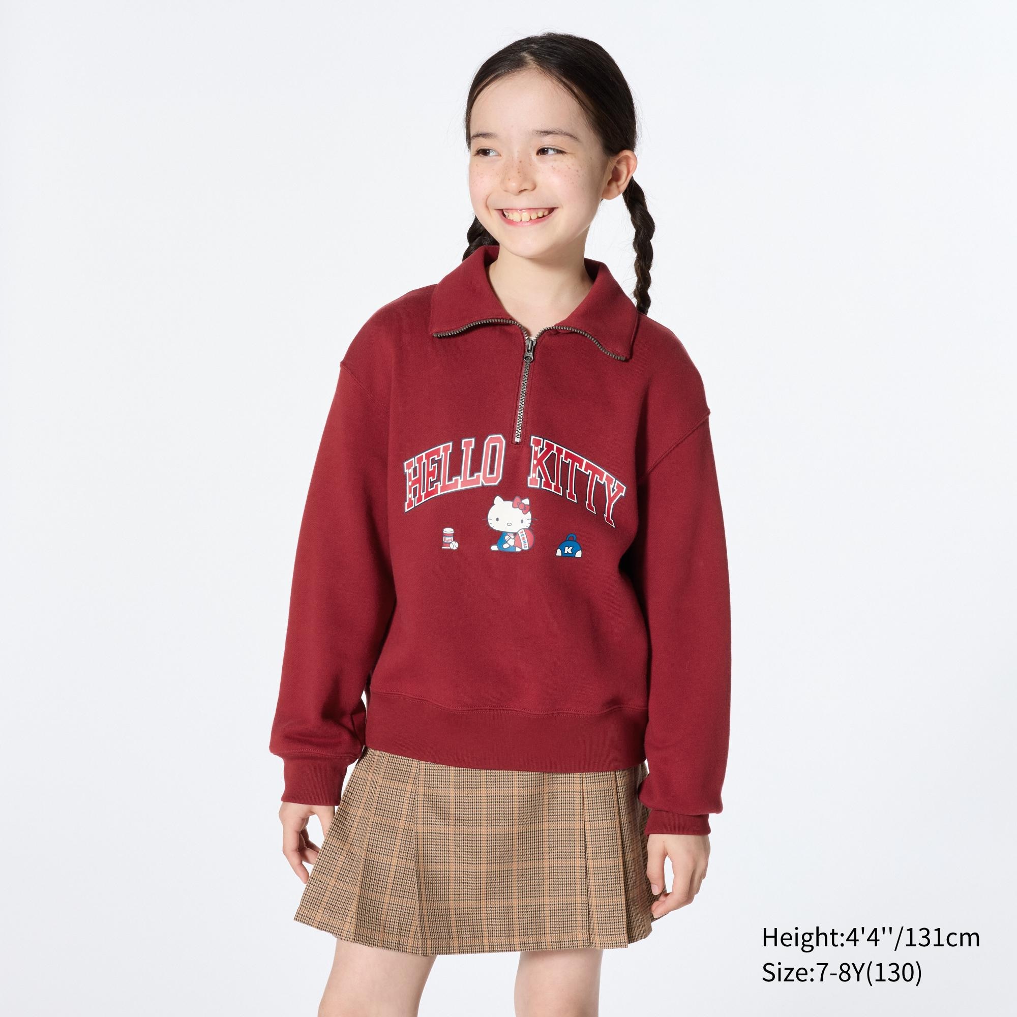 SANRIO HALF-ZIP PULLOVER SWEATSHIRT