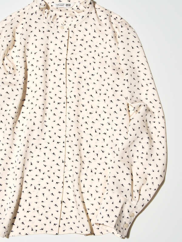 BLOUSE À FRONCES EN SATIN