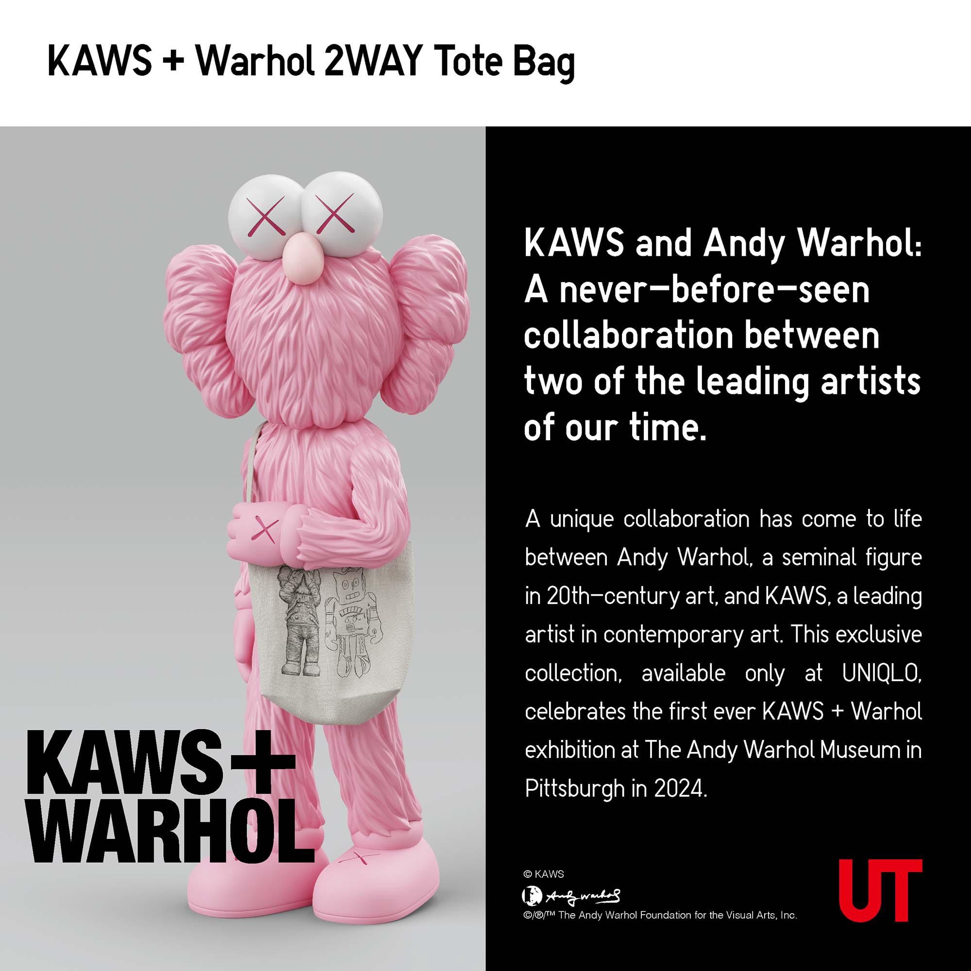 KAWS + WARHOL TOTE BAG