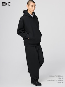 PANTALON AMPLE EN COTON OUATÉ | LONG
