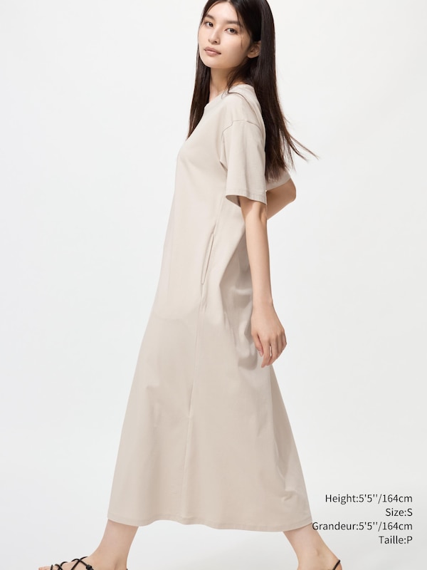 AIRism COTTON T-SHIRT DRESS