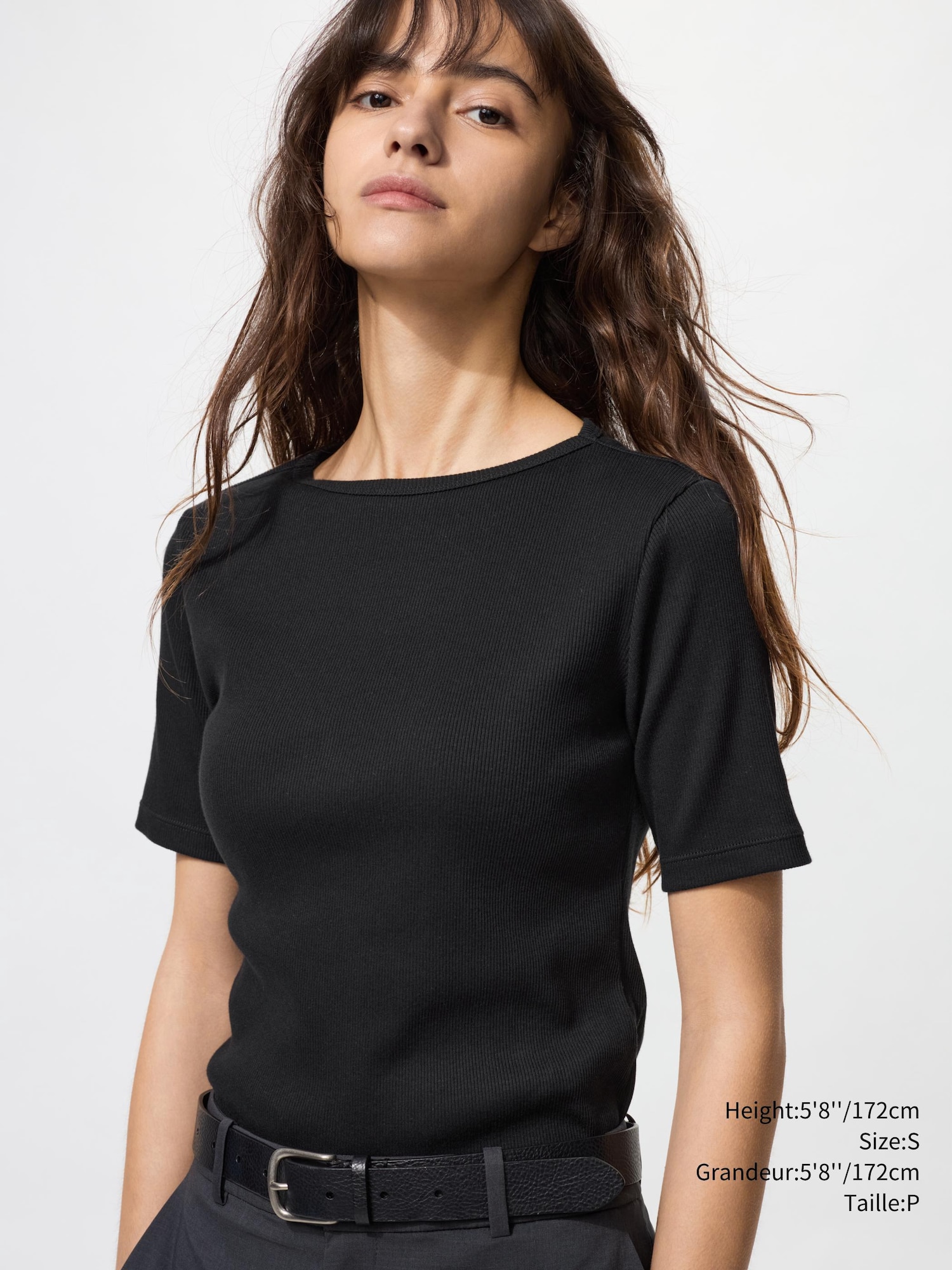 ★ ★ Women's Modal Lip Short Sleeve T-Shirt 44C9 Modal Rib LYR Short Sleeve Tee | Splendid