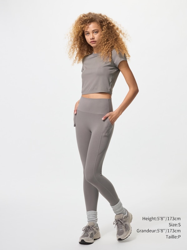 AIRism SOFT CROPPED T-SHIRT