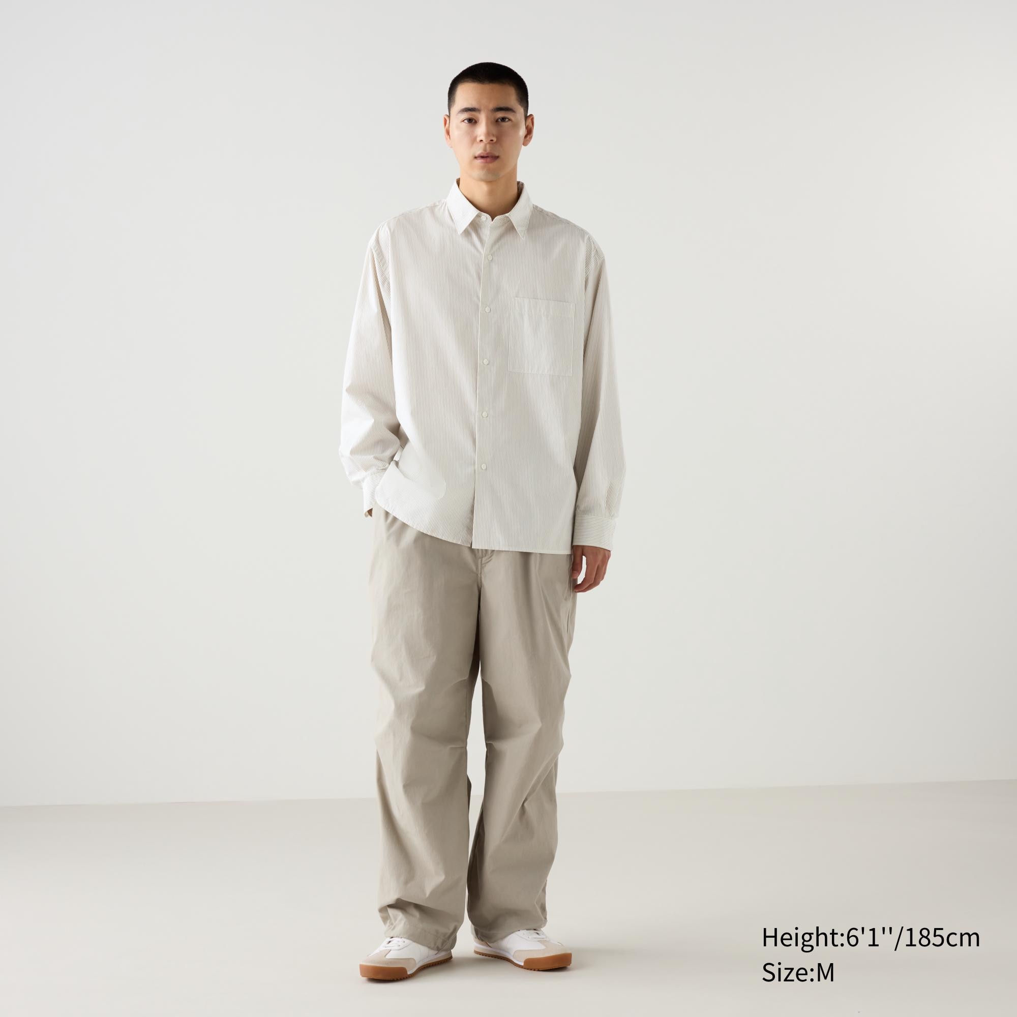 BROADCLOTH OVERSIZED SHIRT | REGULAR COLLAR