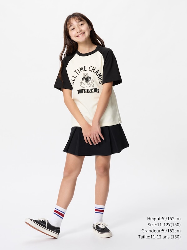 AIRism COTTON GRAPHIC CREW NECK T-SHIRT