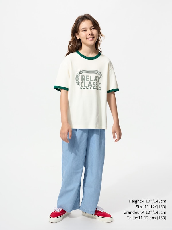 AIRism COTTON GRAPHIC CREW NECK T-SHIRT