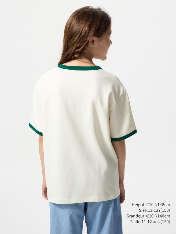 AIRism COTTON GRAPHIC CREW NECK T-SHIRT