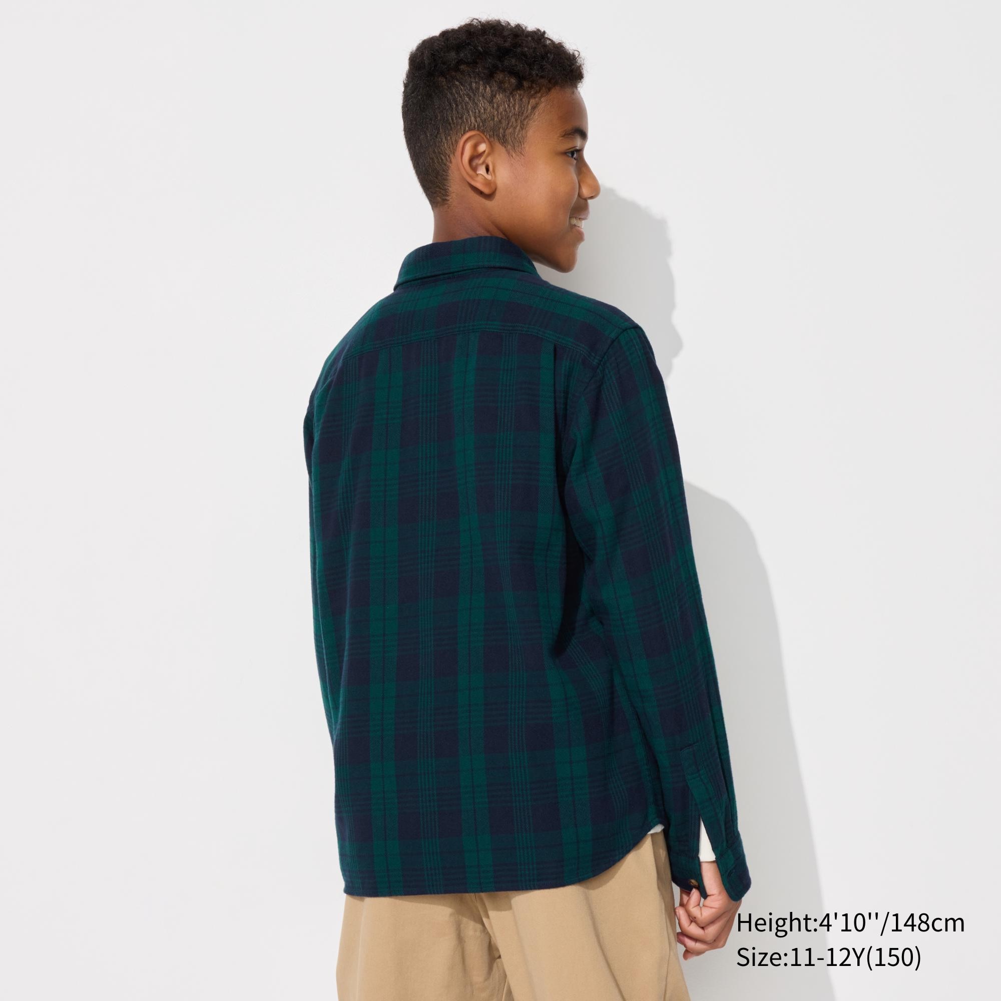 FLANNEL CHECKED LONG SLEEVE SHIRT