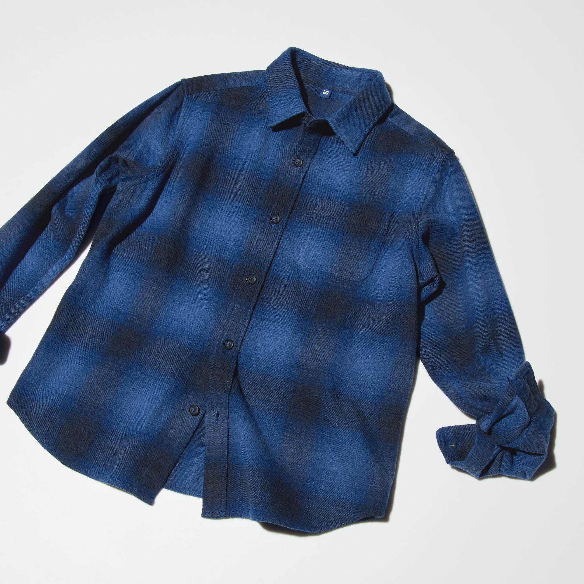 FLANNEL CHECKED LONG SLEEVE SHIRT