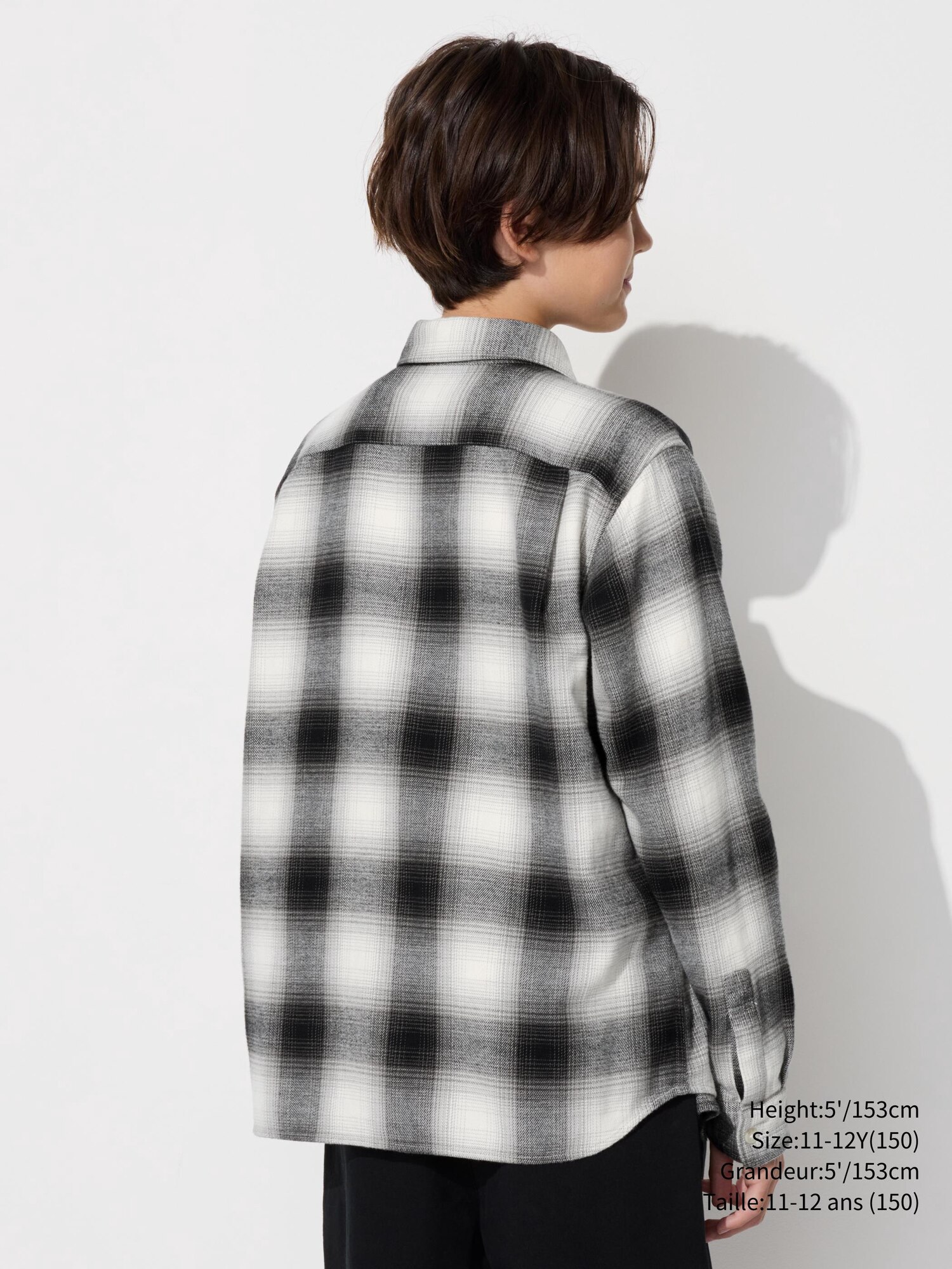 Vintage Uniqlo Flannel Casual Checked Thick Cotton Lumber