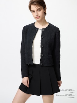 KNITTED SHORT JACKET