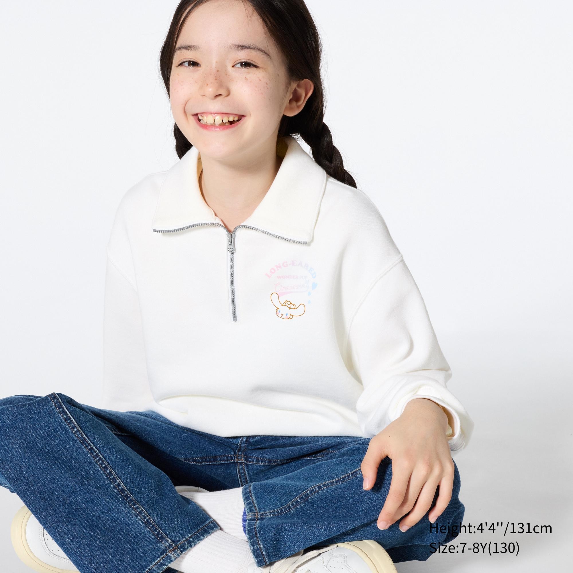 SANRIO HALF-ZIP PULLOVER SWEATSHIRT