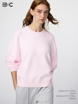 SMOOTH COTTON CREW NECK SWEATER