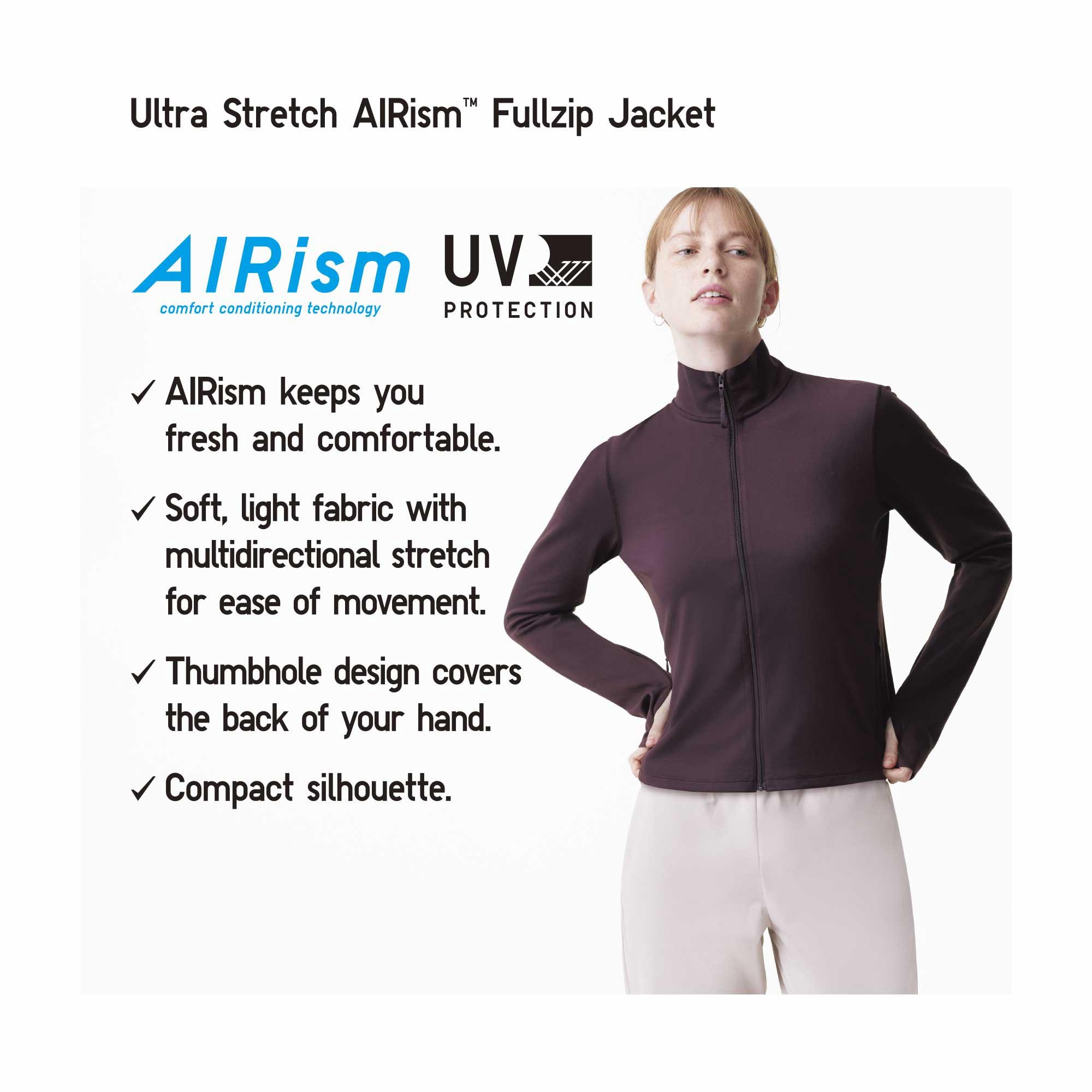 EXTRA STRETCH AIRism FULL-ZIP JACKET