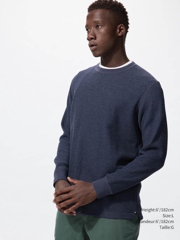 WAFFLE CREW NECK T-SHIRT