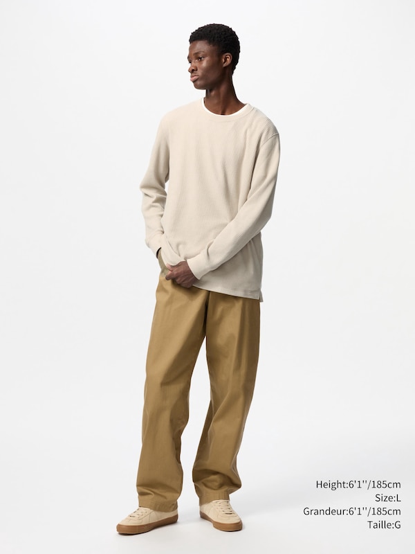 WAFFLE CREW NECK T-SHIRT