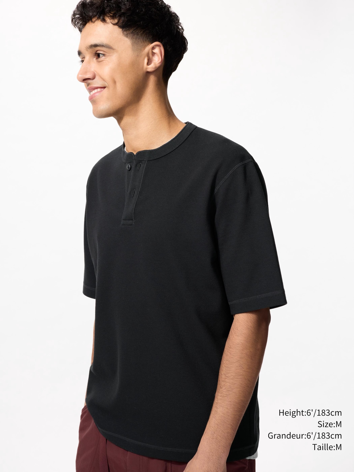 WAFFLE HENLEY T-SHIRT