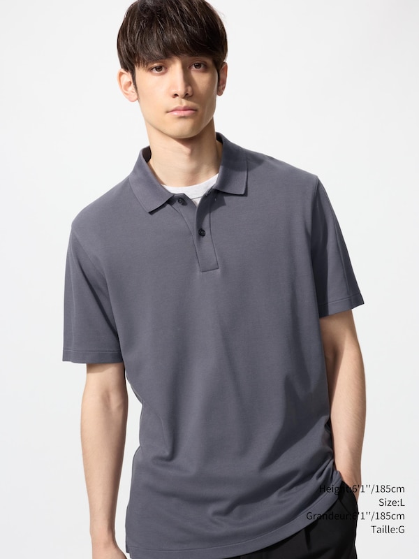 AIRism COTTON PIQUE POLO SHIRT