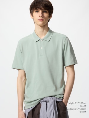 AIRism Cotton Pique Polo Shirt