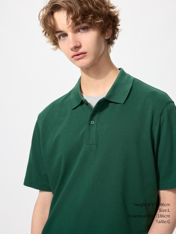 AIRism COTTON PIQUE POLO SHIRT