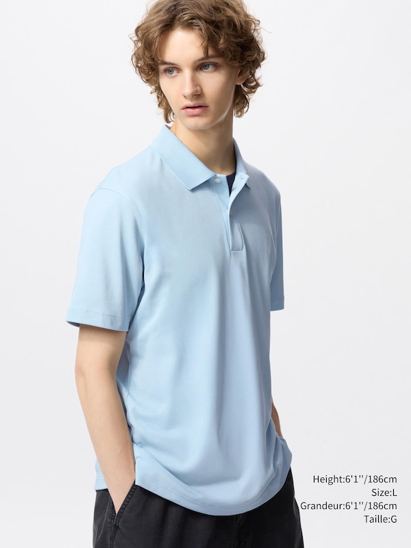 AIRism COTTON PIQUE POLO SHIRT