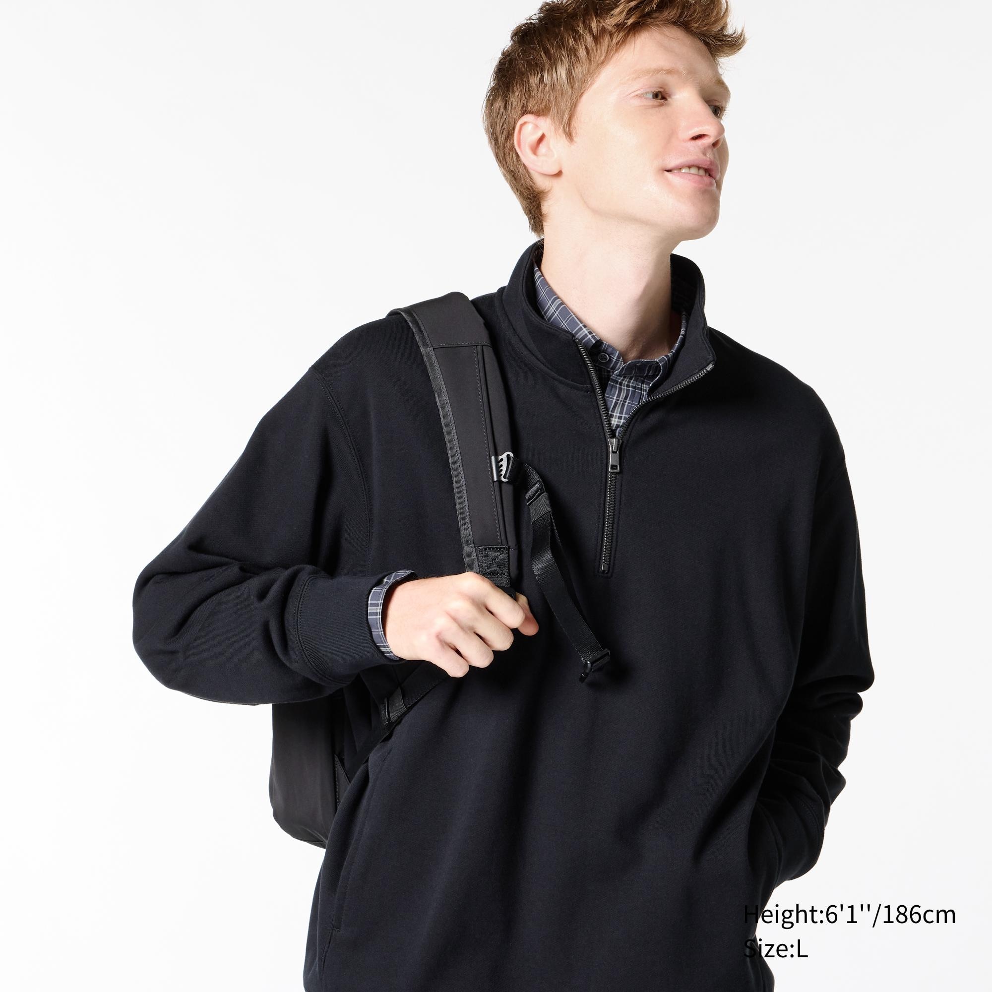 HALF-ZIP SWEATSHIRT