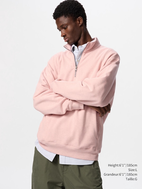 HALF-ZIP SWEATSHIRT