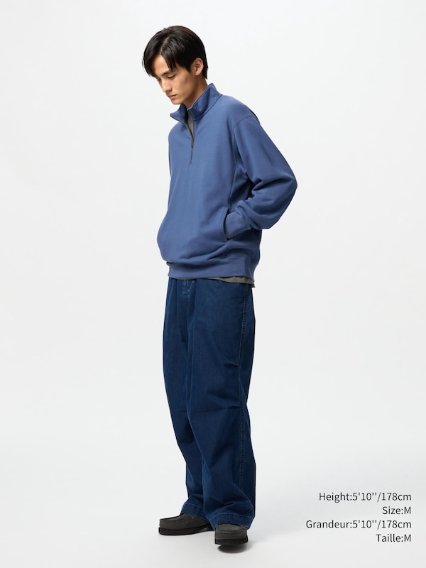 HALF-ZIP SWEATSHIRT