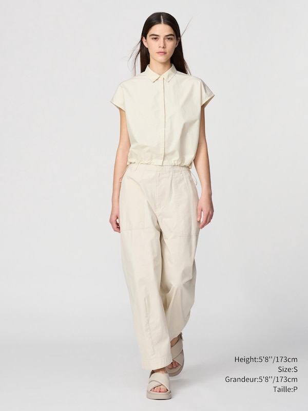 CROPPED SHIRT SLEEVELESS