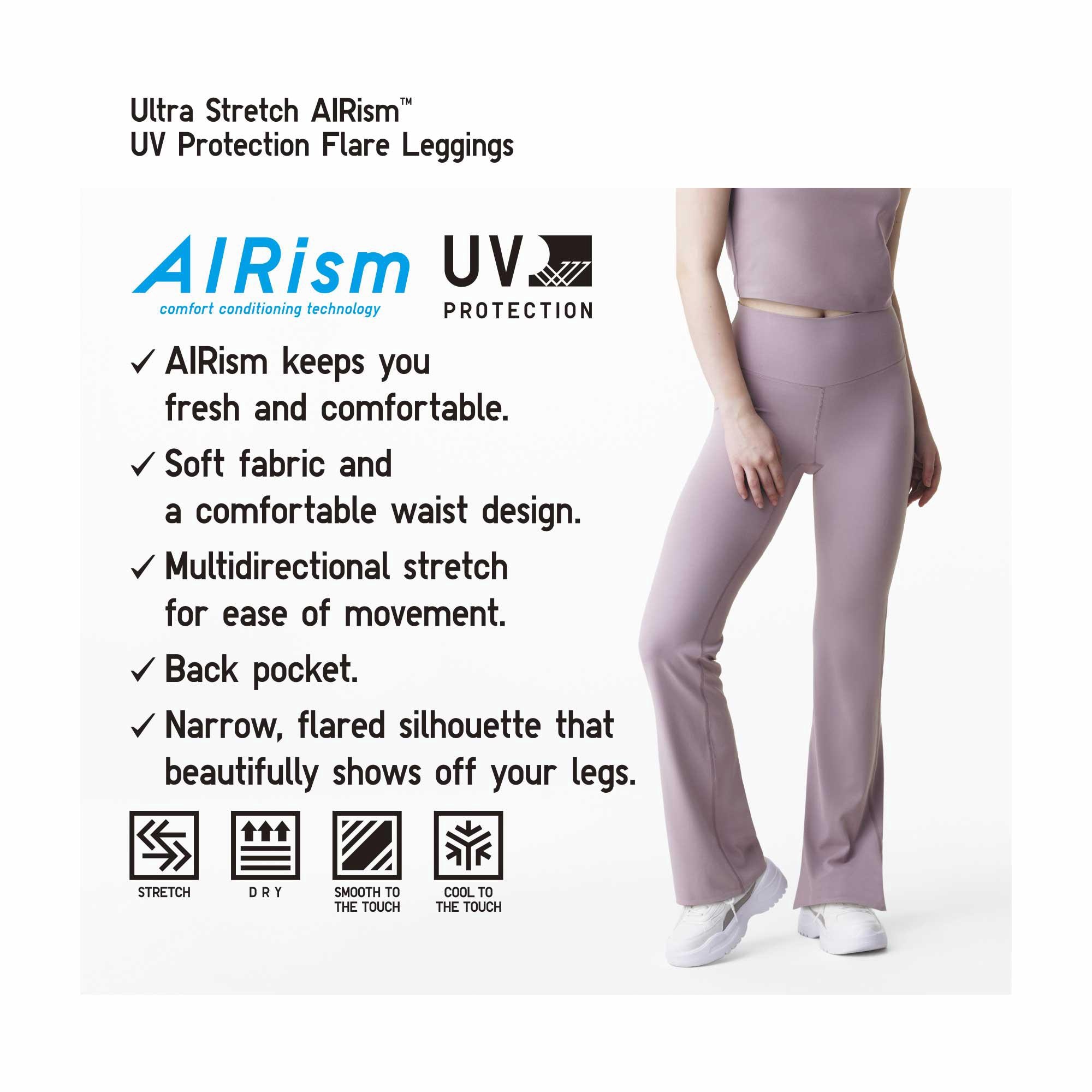 EXTRA STRETCH AIRism UV PROTECTION FLARE LEGGINGS