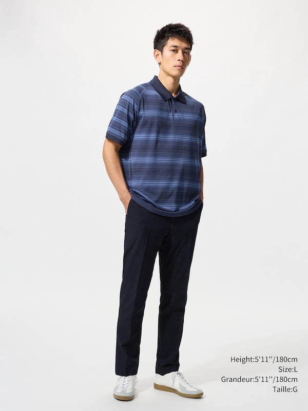 DRY-EX POLO SHIRT | ADAM SCOTT | STRIPED