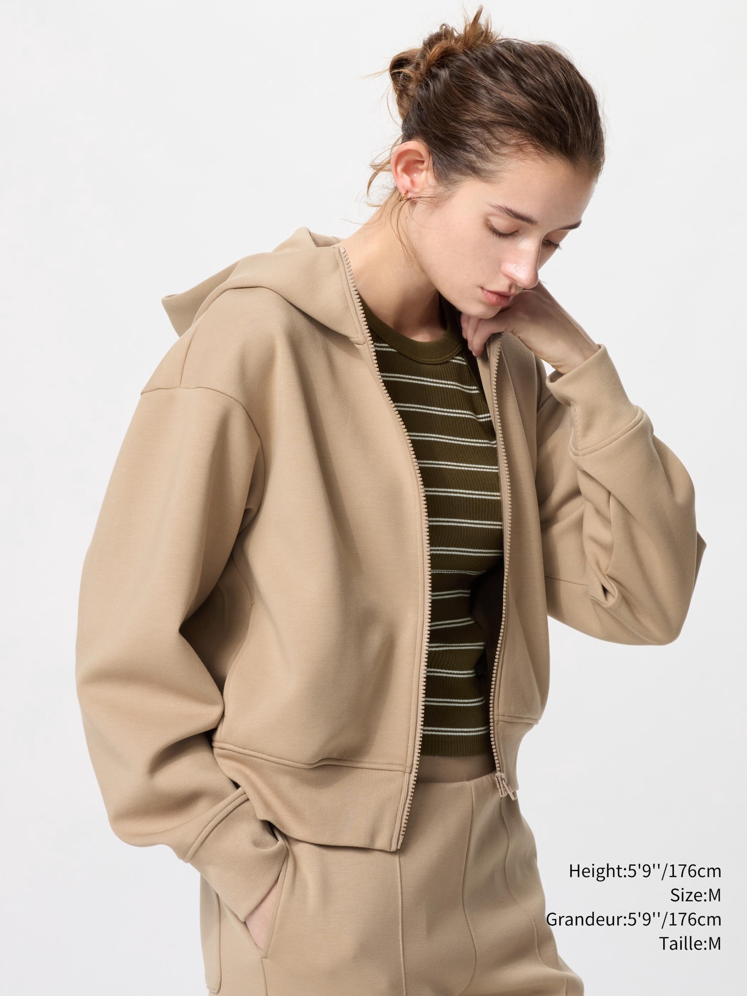 Women's Dry Sweat Full-Zip Hoodie | UNIQLO CA