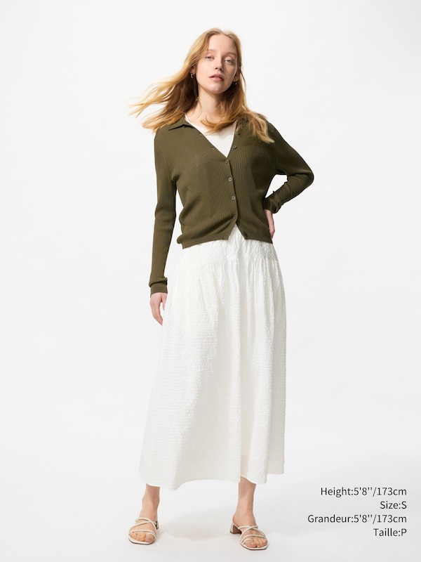 SEERSUCKER VOLUME SKIRT