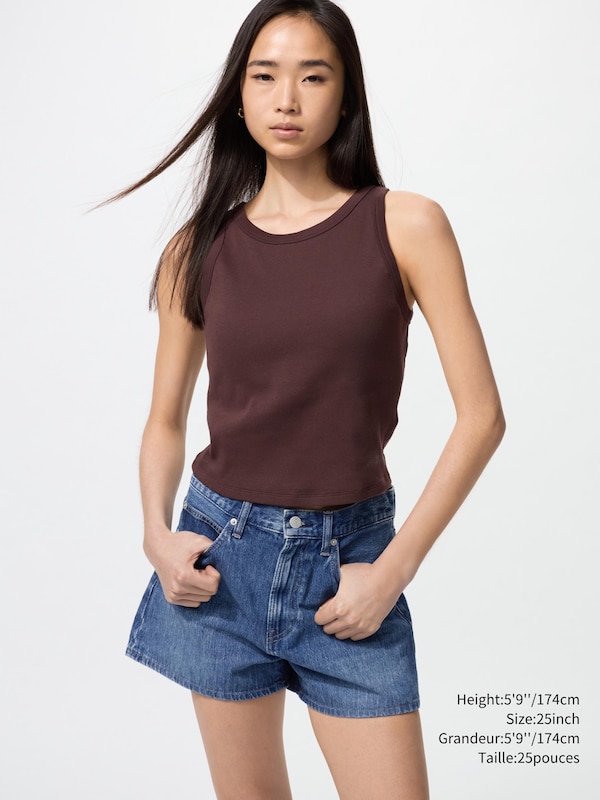 DENIM SHORTS