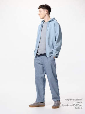 Celana Ankle Rileks Stretch | Garis