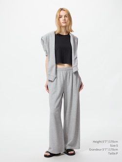 SWEAT WIDE PANTS