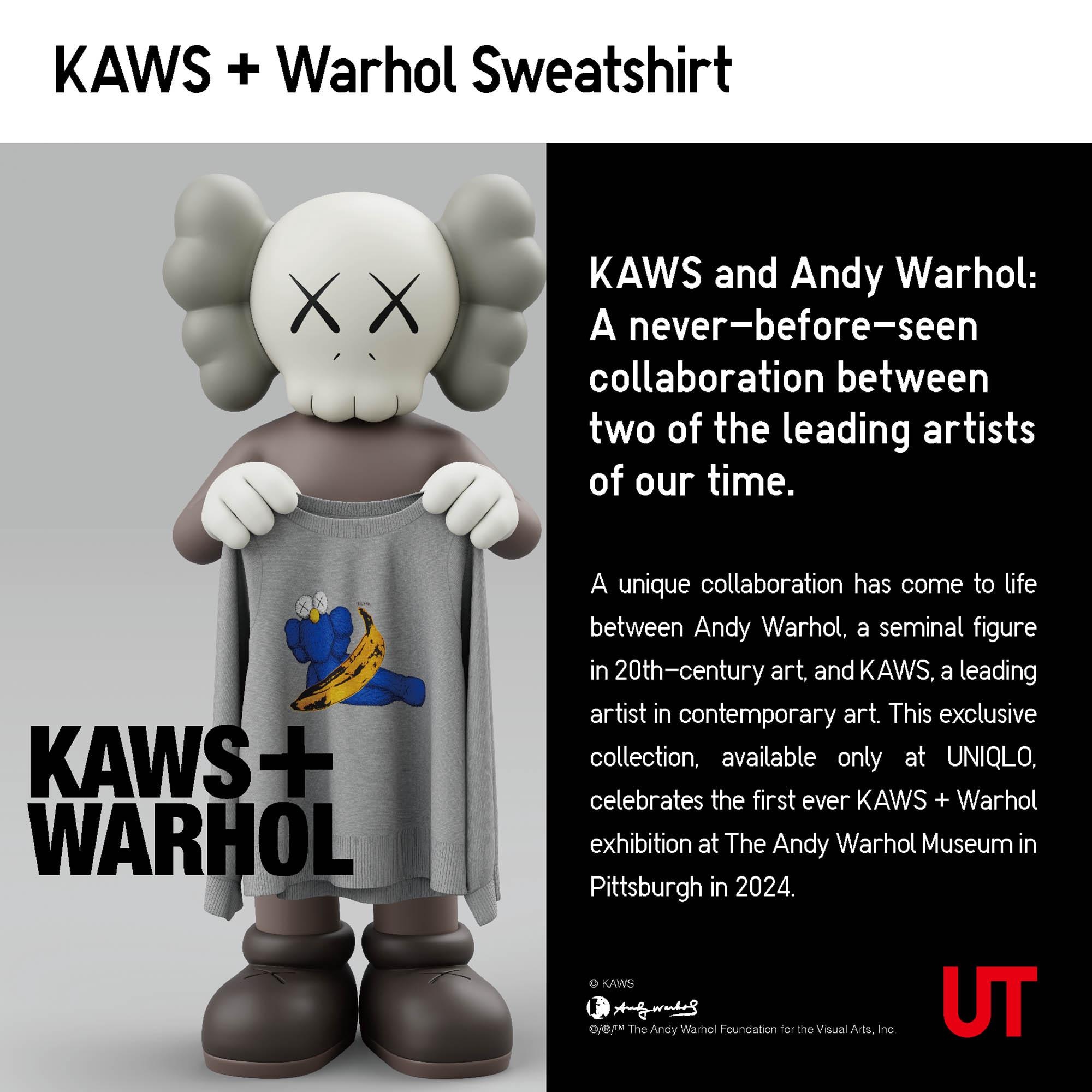 KAWS + WARHOL SWEATSHIRT