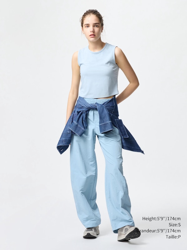 AIRism SOFT RIBBED SLEEVELESS T-SHIRT