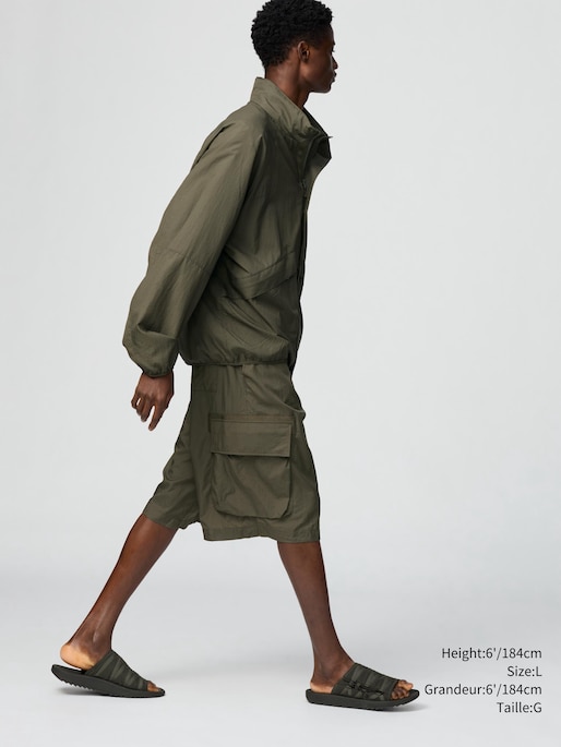 WIDE FIT CARGO HALF PANTS