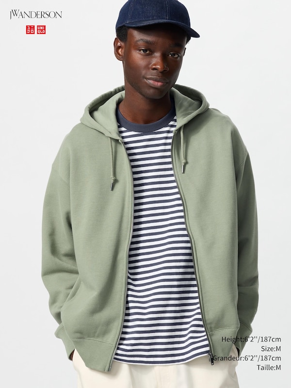 SWEAT OVERSIZED FULL-ZIP HOODIE
